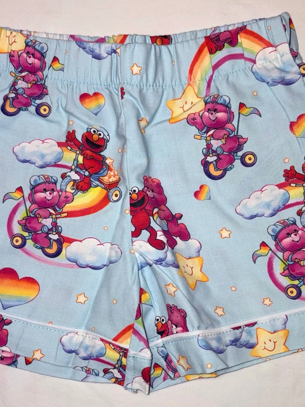 Posh Peanut X Care Bears X Sesame St Unisex Elmo Pajama set 2T w/dust bag NWT